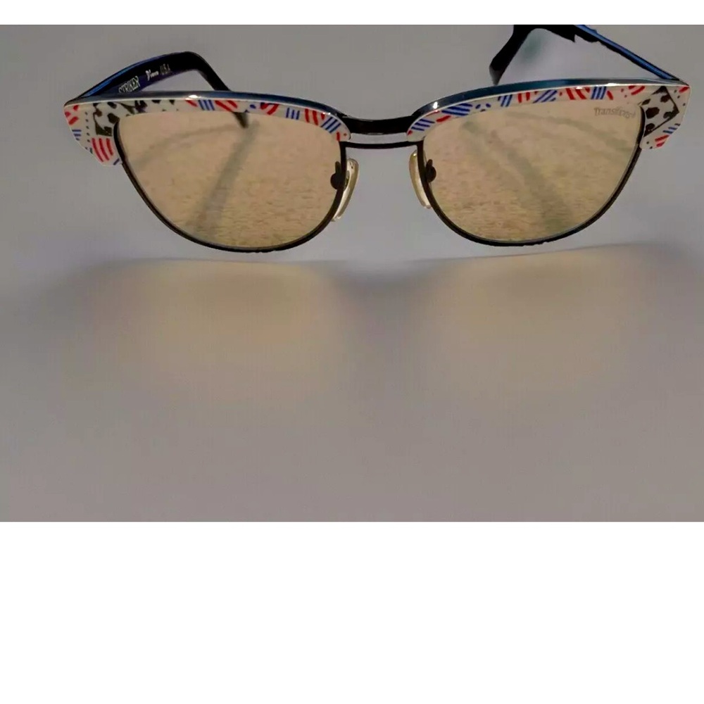 Vintage World Cup Soccer USA 1994 Striker Sunglasses By Diaco Transitions Lenses